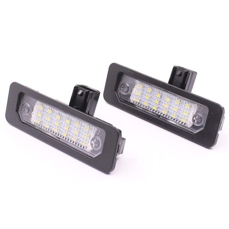 Xinctai 2PCS LED Rear Number License Plate Light Lamp For Ford Mustang Focus Fusion Flex Mercury sable milan Lincoln MKS MKT MKX MKZ OEM 8T5Z13550B 8T5Z13550A - Image 3